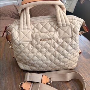 MZ Wallace Tan Quilted Women's Bag